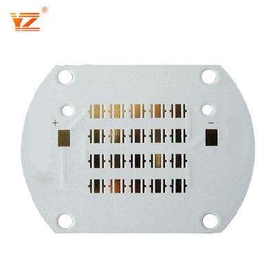 Aluminium Round 94v0 LED Light PCB Board Komponen Elektronik