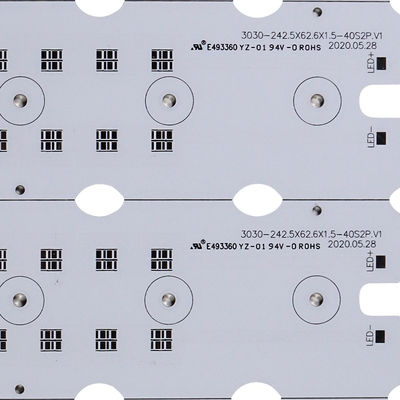 Ukuran Lubang Min 0.1mm SMD LED Circuit Board Untuk 12v T5 T8 LED Tube