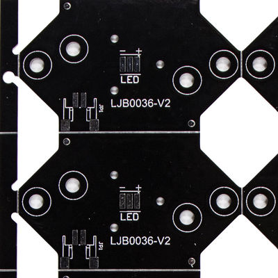 2.0mm Hitam Solder Papan Sirkuit PCB Tembaga Berat Untuk Lampu Dinding